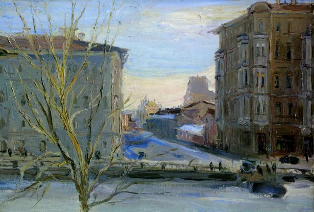 Пакулин В.В. Демидов переулок. 1943 Пакулин В.В. Демидов переулок. 1943